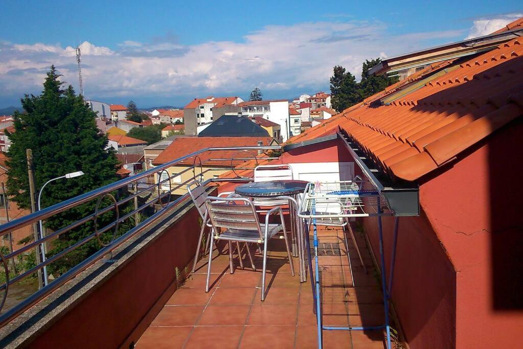 Atico Centrico Con Terraza Y Vistas Al Mar Appartement O Grove Buitenkant foto